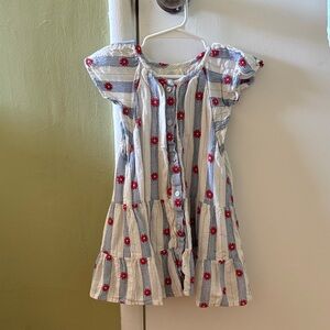 Zara Floral Jacquard Dress